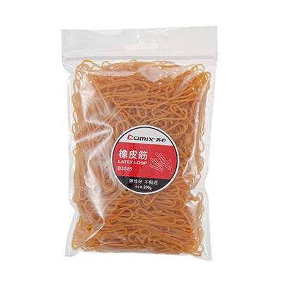 齐心B3515橡皮筋（200g/袋）