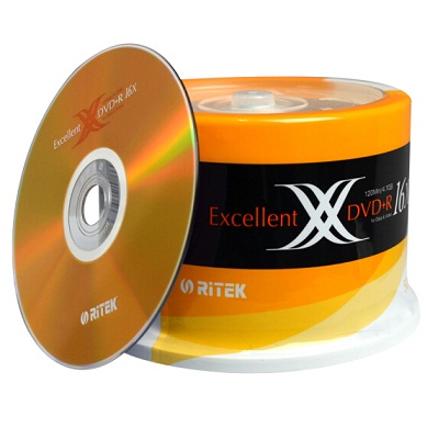 铼德DVD+R刻录光盘16X 4.7G 50片/筒