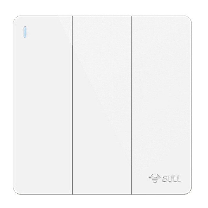 公牛G12K312三开双控开关 86型 暗装