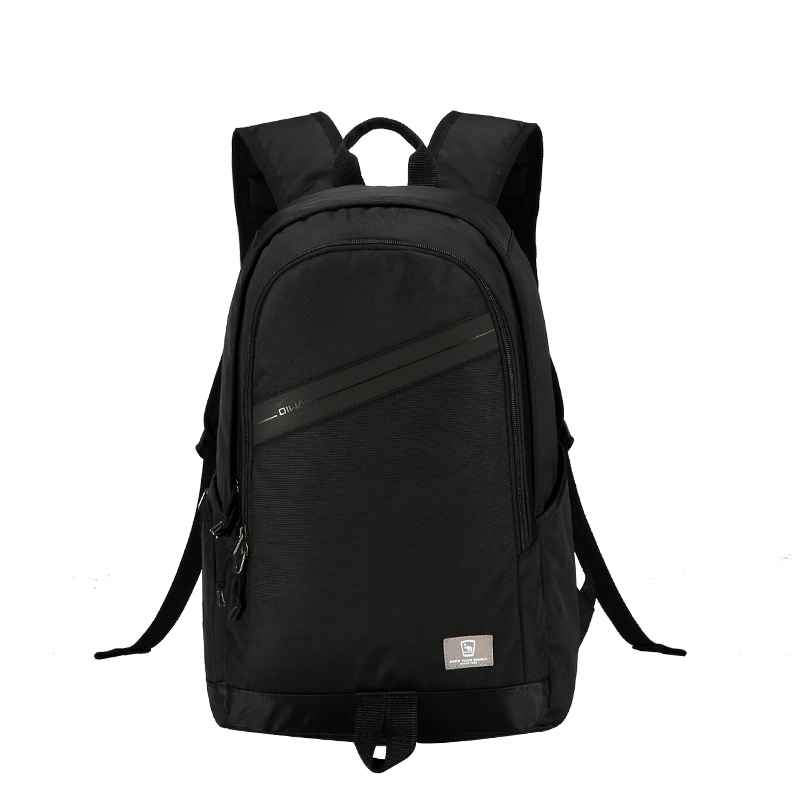 爱华仕OCB4286休闲双肩包 黑色 容量：25L 尺寸：320*470*165mm 材质：涤纶（聚酯纤维）