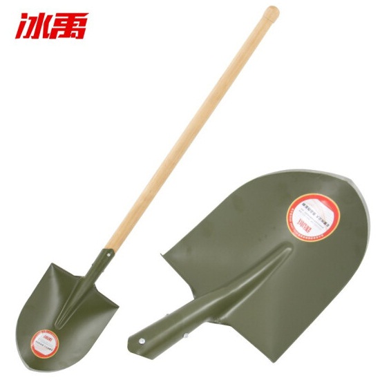冰禹BY-348-1军绿色锹铲 120cm
