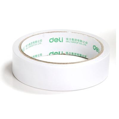 得力30403高粘性棉纸双面胶带 24mm*10y（12卷/袋）