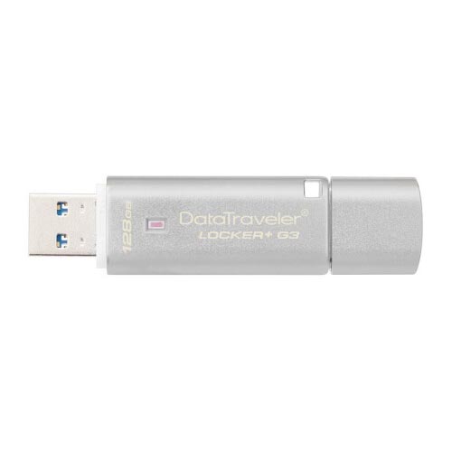 金士顿 DTLPG3 128G U盘 USB3.0 256位AES硬件金属加密