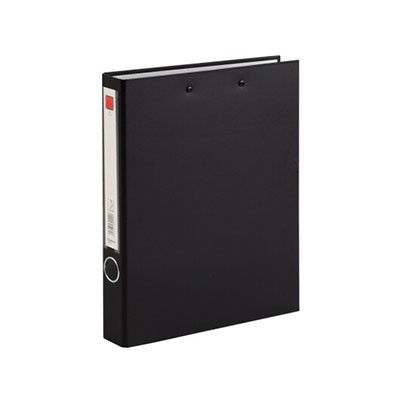 齐心NO.336A4纸板文件夹/2孔D型夹+板夹黑色