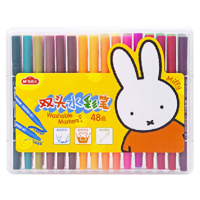 晨光米菲系列48色双头水彩笔勾线笔FCPN0286