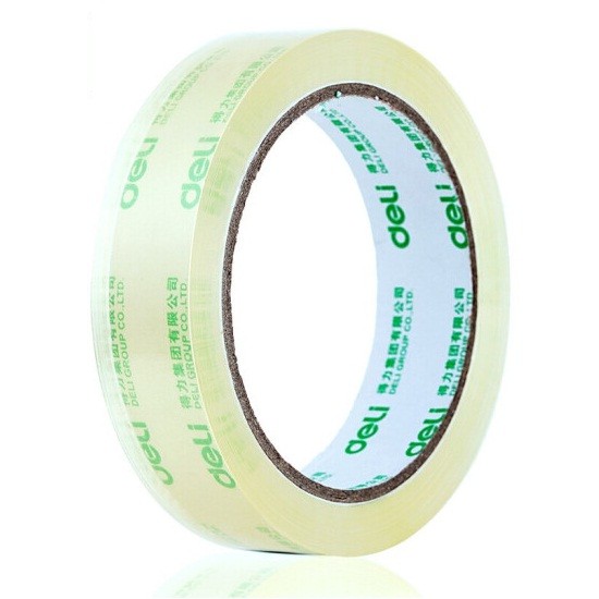 得力30133透明胶带24mm*60y*50um 卷