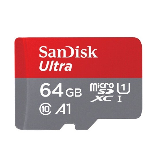 闪迪64GB TF存储卡U1 C10 A1 至尊高速移动版内存卡 读速120MB/s