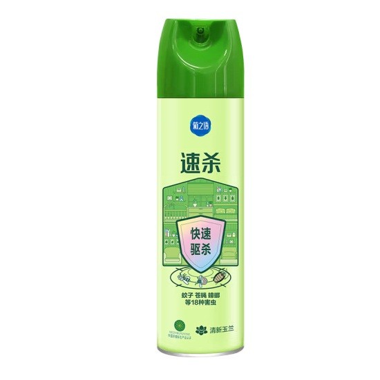 榄菊 杀虫剂喷雾600ml/瓶 杀苍蝇臭虫蚂蚁跳蚤蟑螂等 玉兰花香