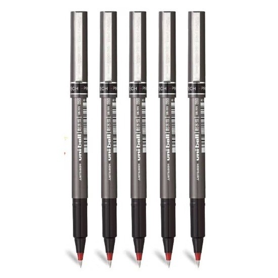 三菱UB-155中性笔0.5mm 红色 10支/盒