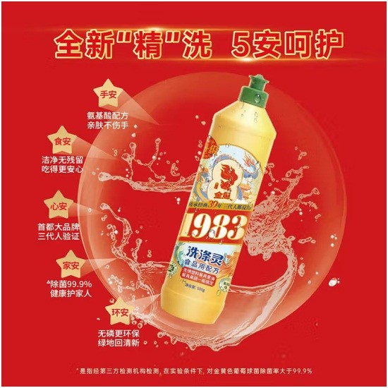 金鱼洗涤灵500g/瓶 20瓶/箱