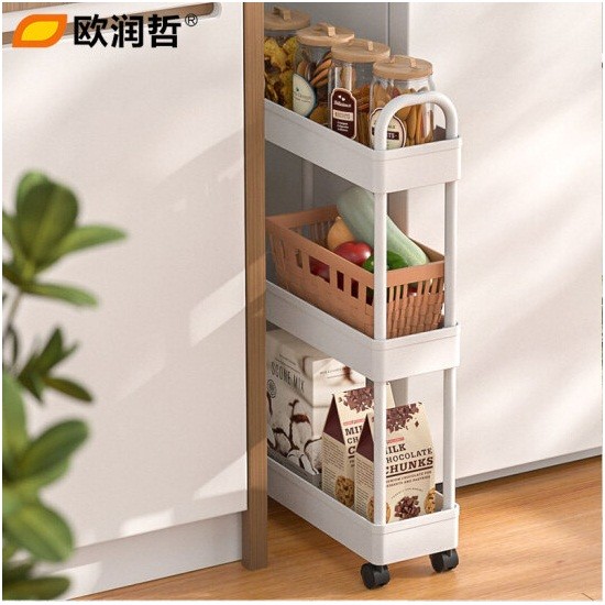 欧润哲卫生间夹缝置物架 40*13*67.5cm